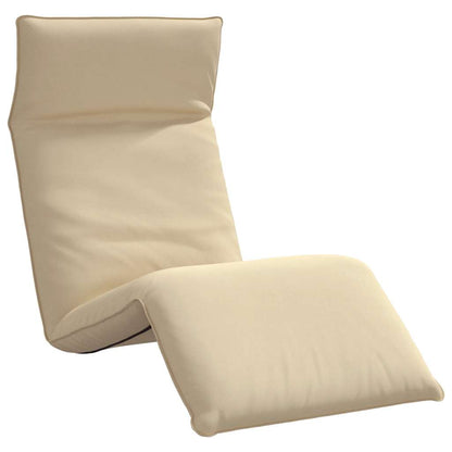 Ligstoel Inklapbaar 175X54X8,5 Cm Oxford Stof Beige