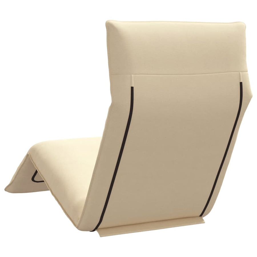 Ligstoel Inklapbaar 175X54X8,5 Cm Oxford Stof Beige