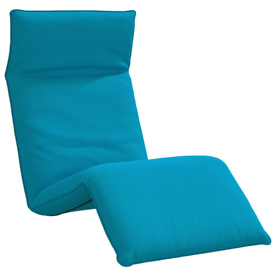 Ligstoel Inklapbaar 175X54X8,5 Cm Oxford Stof lichtblauw