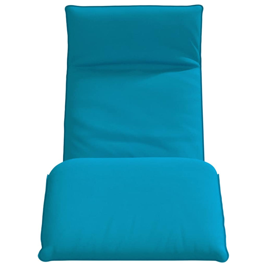 Ligstoel Inklapbaar 175X54X8,5 Cm Oxford Stof lichtblauw
