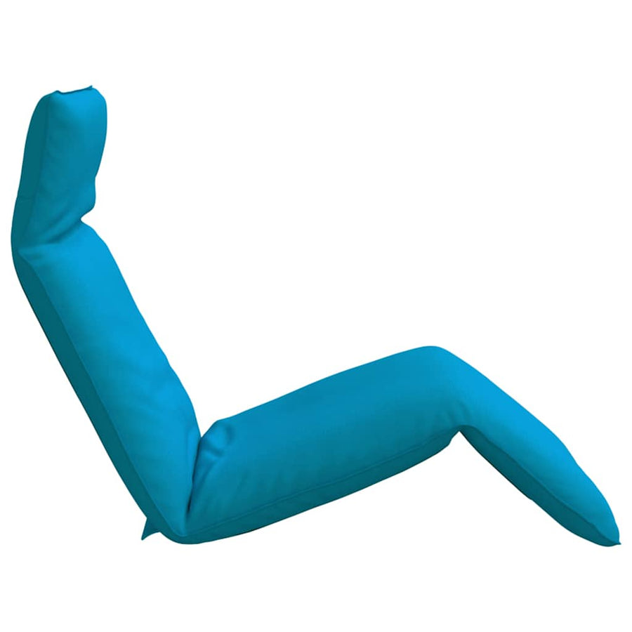Ligstoel Inklapbaar 175X54X8,5 Cm Oxford Stof lichtblauw