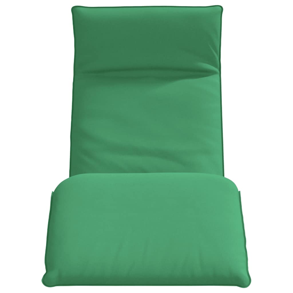 Ligstoel Inklapbaar 175X54X8,5 Cm Oxford Stof Groen