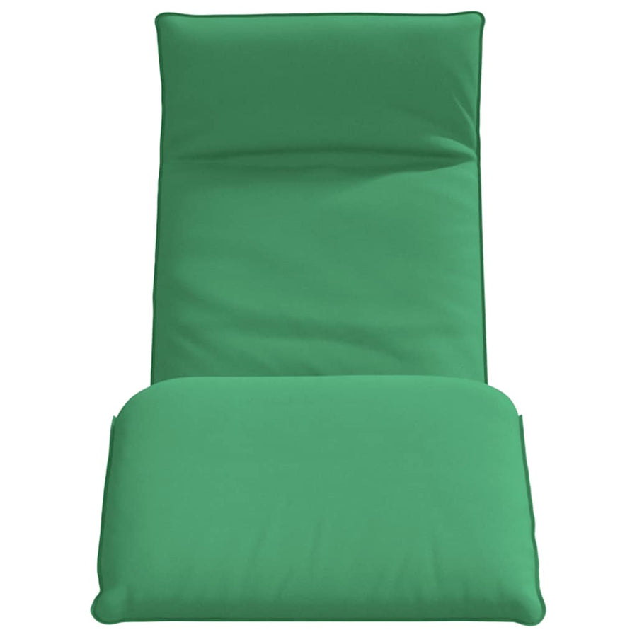 Ligstoel Inklapbaar 175X54X8,5 Cm Oxford Stof Groen