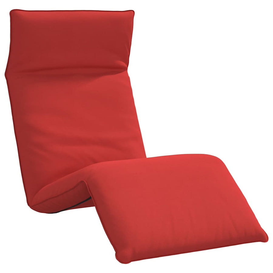 Ligstoel Inklapbaar 175X54X8,5 Cm Oxford Stof Rood