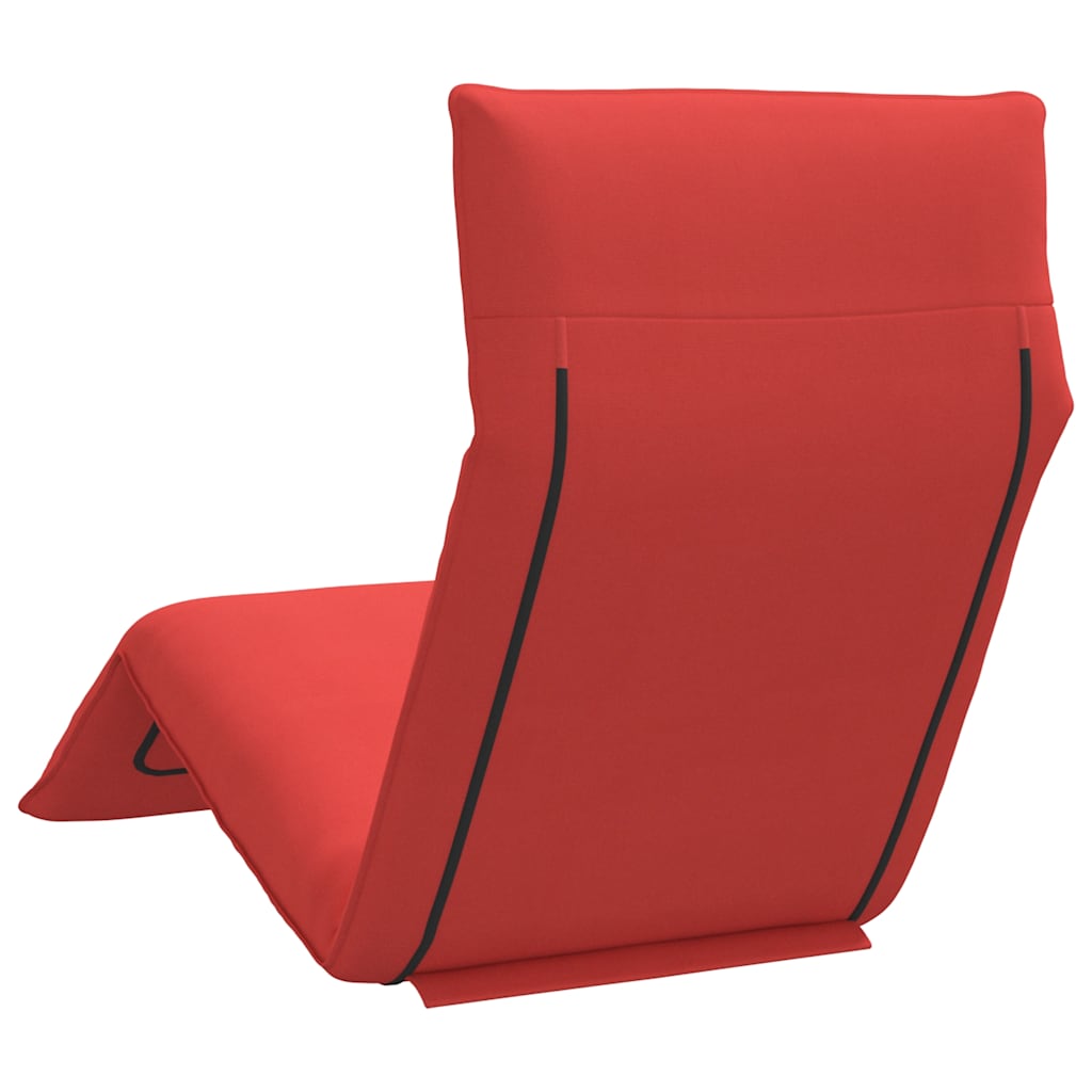 Ligstoel Inklapbaar 175X54X8,5 Cm Oxford Stof Rood
