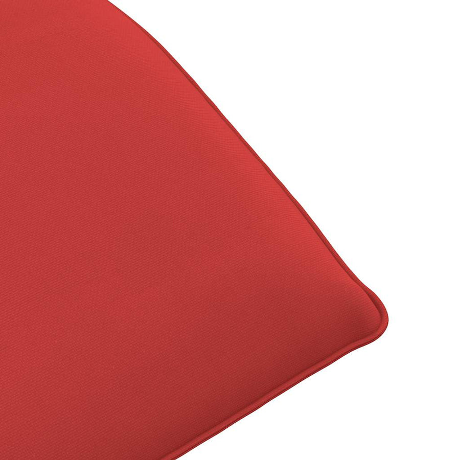 Ligstoel Inklapbaar 175X54X8,5 Cm Oxford Stof Rood
