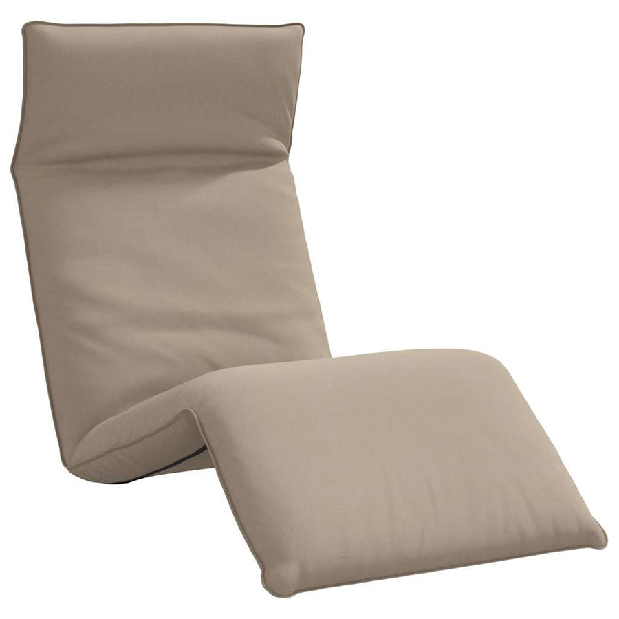 Ligstoel Inklapbaar 175X54X8,5 Cm Oxford Stof Taupe
