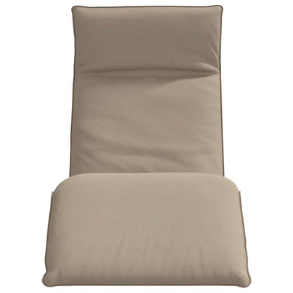 Ligstoel Inklapbaar 175X54X8,5 Cm Oxford Stof Taupe