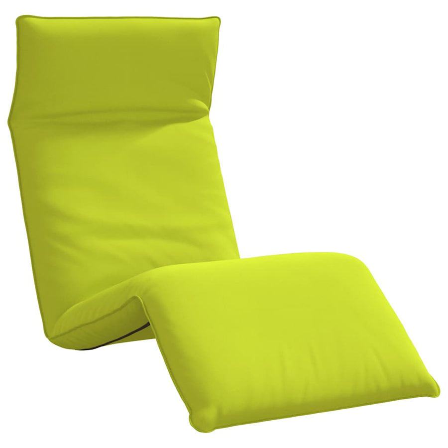Ligstoel Inklapbaar 175X54X8,5 Cm Oxford Stof Heldergroen