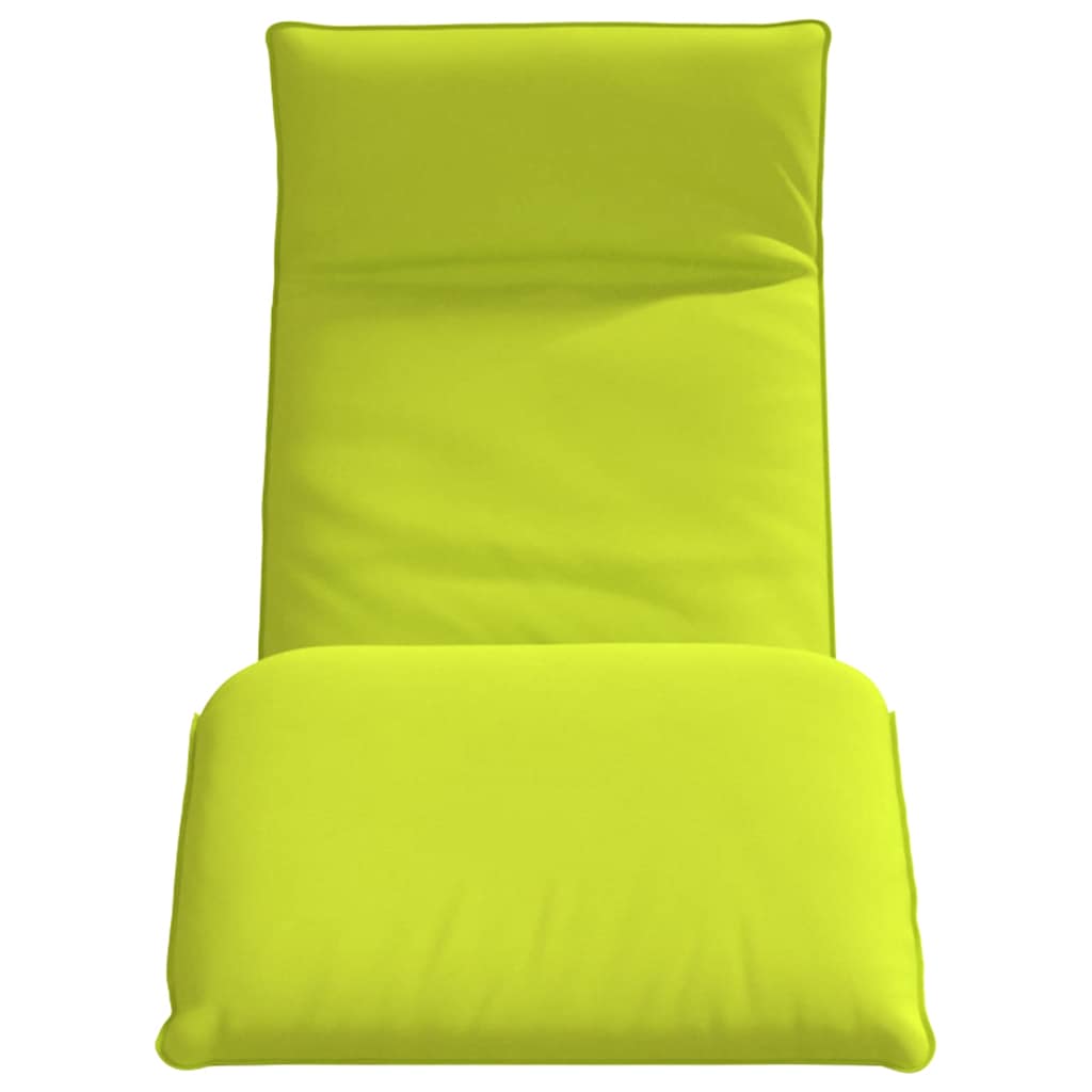 Ligstoel Inklapbaar 175X54X8,5 Cm Oxford Stof Heldergroen