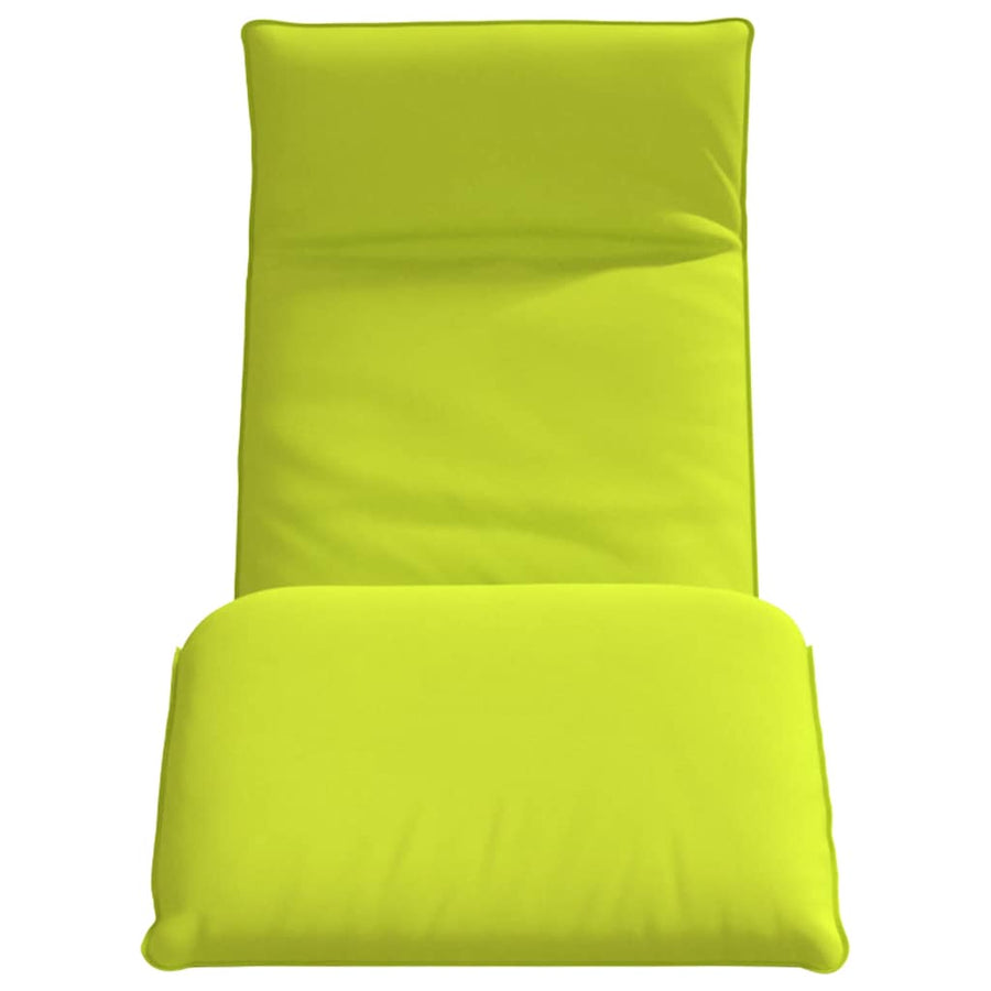 Ligstoel Inklapbaar 175X54X8,5 Cm Oxford Stof Heldergroen