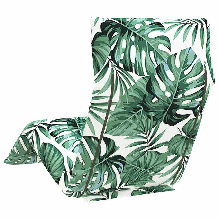 Opvouwbare ligstoel Bladpatroon 175x54x8,5 cm Oxford stof