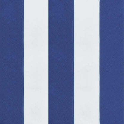 Opvouwbare ligstoel Blauw en Wit 175x54x8,5 cm Oxford Stof