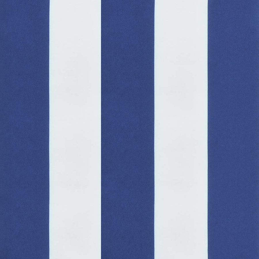 Opvouwbare ligstoel Blauw en Wit 175x54x8,5 cm Oxford Stof