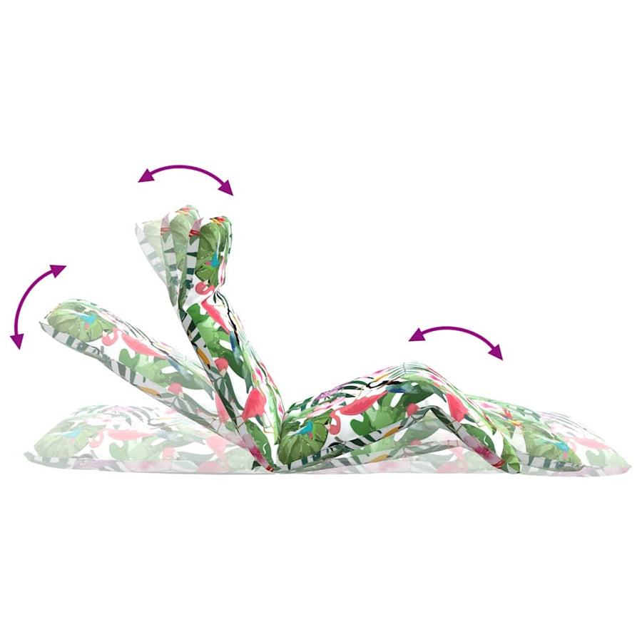 Opvouwbare ligstoel Multicolor 175x54x8,5 cm Oxford stof