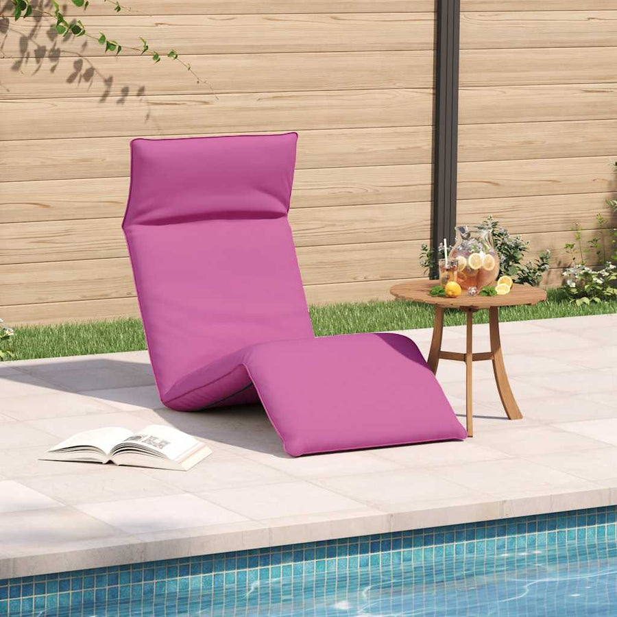 Opvouwbare ligstoel Roze 175x54x8,5 cm Oxford Stof