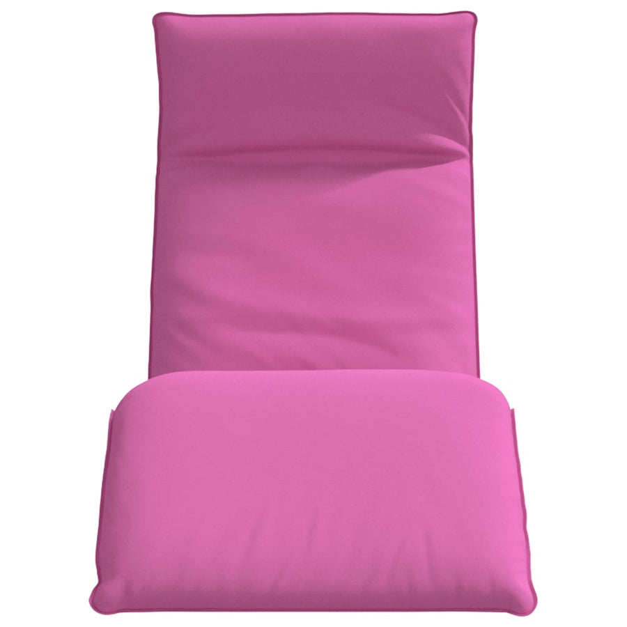 Opvouwbare ligstoel Roze 175x54x8,5 cm Oxford Stof