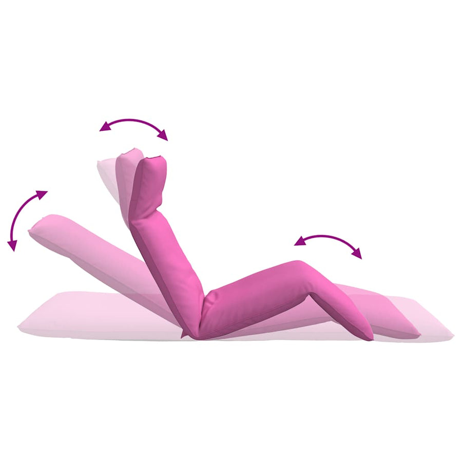 Opvouwbare ligstoel Roze 175x54x8,5 cm Oxford Stof