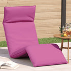 Foldable Lounger Pink 175x54x8.5 cm Oxford Fabric