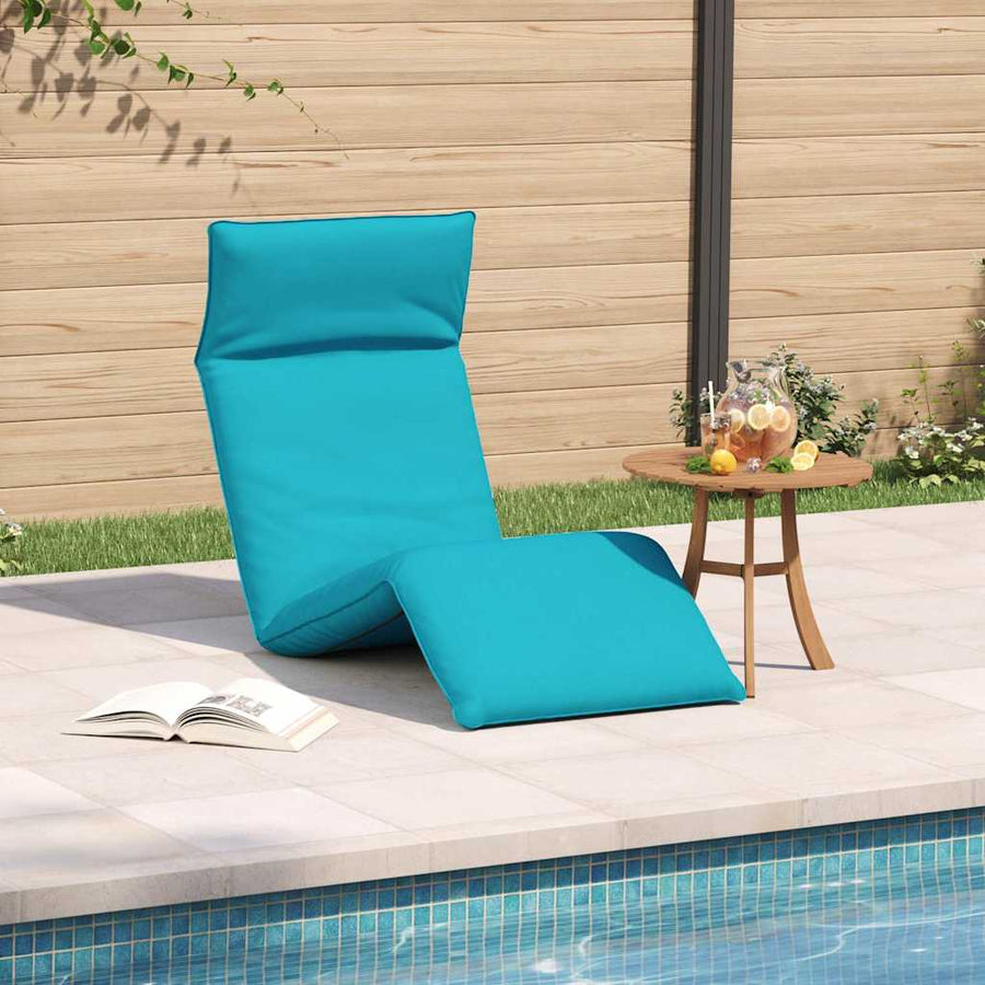 Opvouwbare Ligstoel 175X54X8,5 Cm Oxford Stof Turquoise