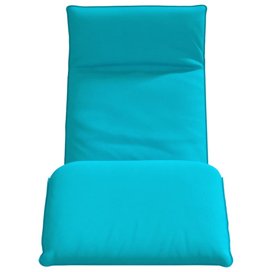 Opvouwbare Ligstoel 175X54X8,5 Cm Oxford Stof Turquoise