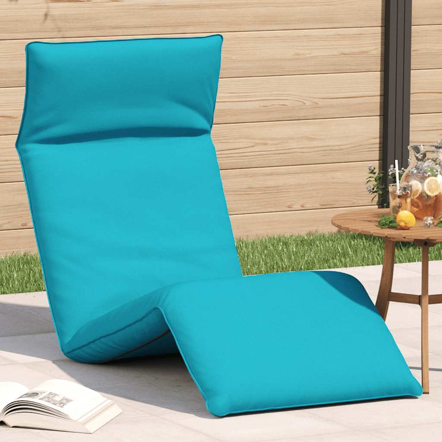 Opvouwbare Ligstoel 175X54X8,5 Cm Oxford Stof Turquoise