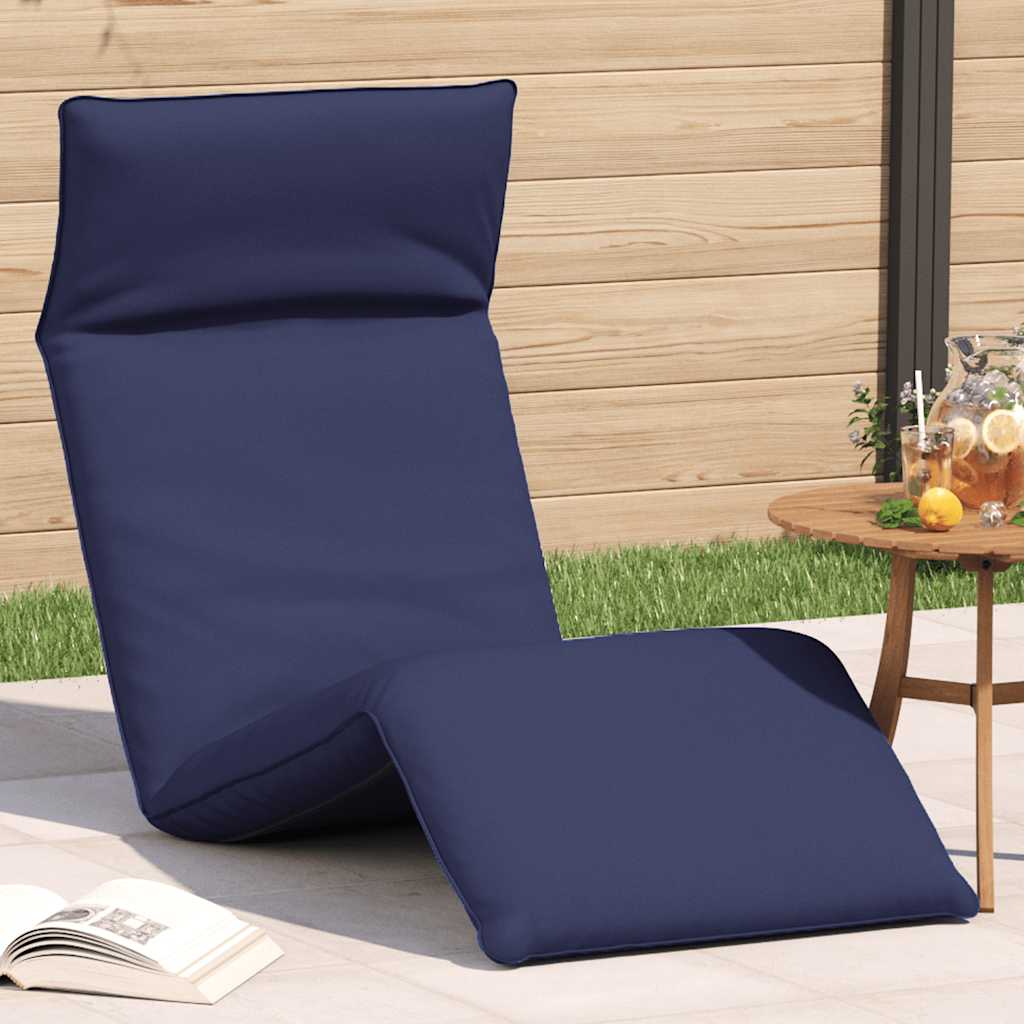 Opvouwbare ligstoel Marineblauw 175x54x8,5 cm Oxfordstof