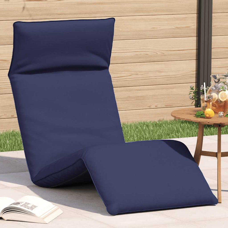 Opvouwbare ligstoel Marineblauw 175x54x8,5 cm Oxfordstof