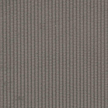 Fauteuil met armleuningen 54 cm corduroy stof lichtgrijs