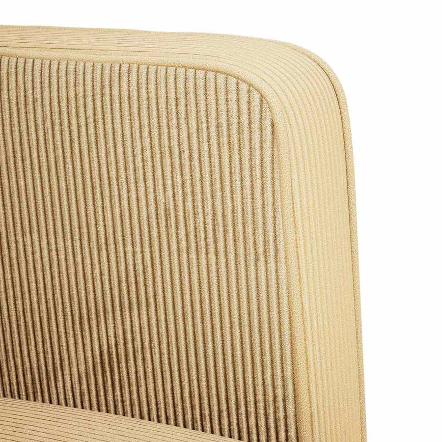 Fauteuil met armleuningen 54 cm corduroy stof lichtgroen grijs