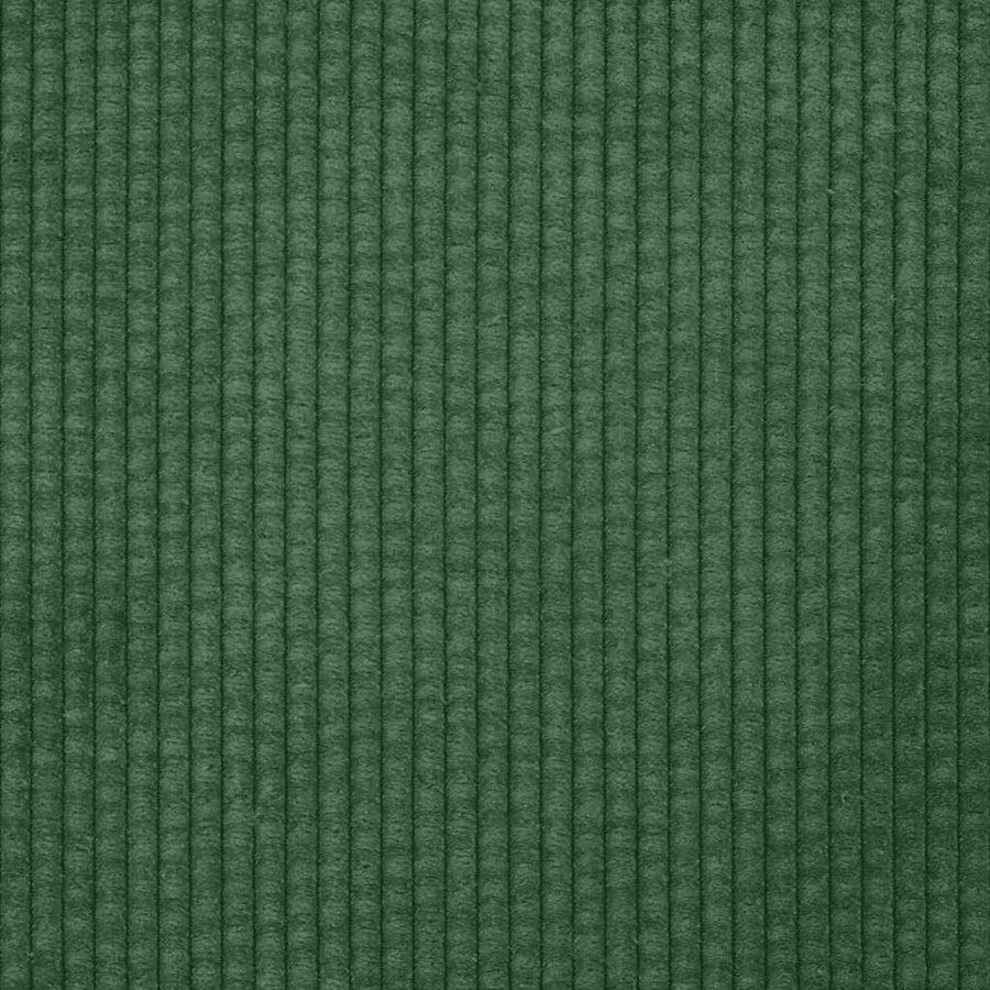 Fauteuil met armleuningen 54 cm corduroy stof jungle groen
