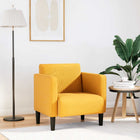 Fauteuil 54 cm corduroy lichtgeel
