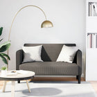 Loveseat bank 109 cm corduroy lichtgrijs