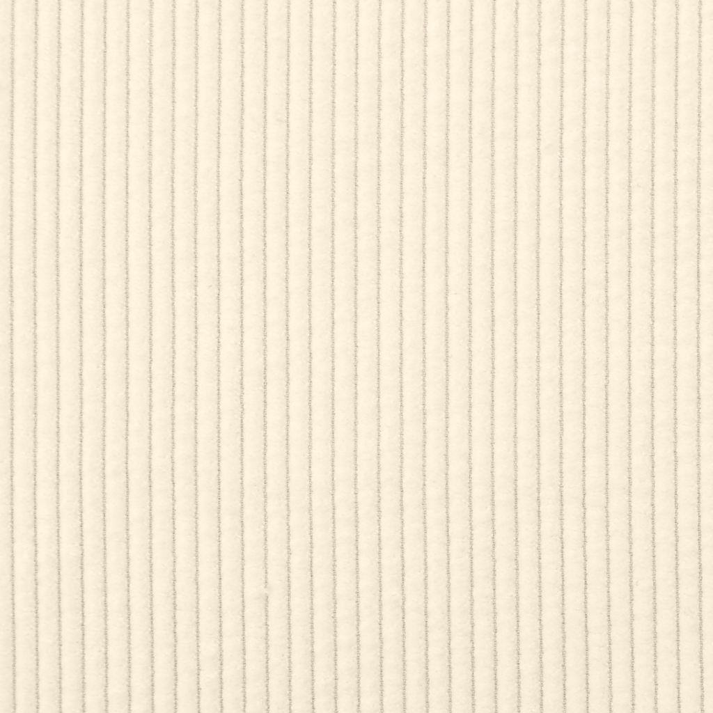 Loveseat bank 109 cm corduroy stof crèmekleurig