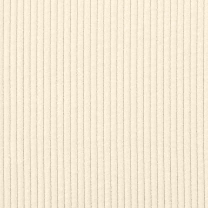 Loveseat bank 109 cm corduroy stof crèmekleurig