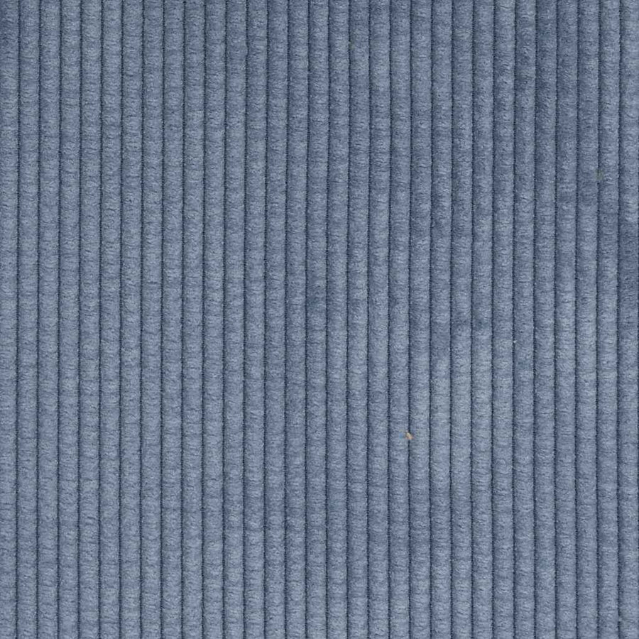 Loveseat bank 109 cm corduroy stof blauw