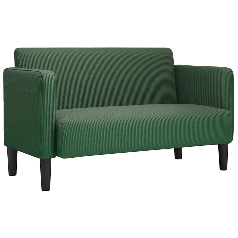 Loveseat bank 109 cm corduroy stof jungle groen
