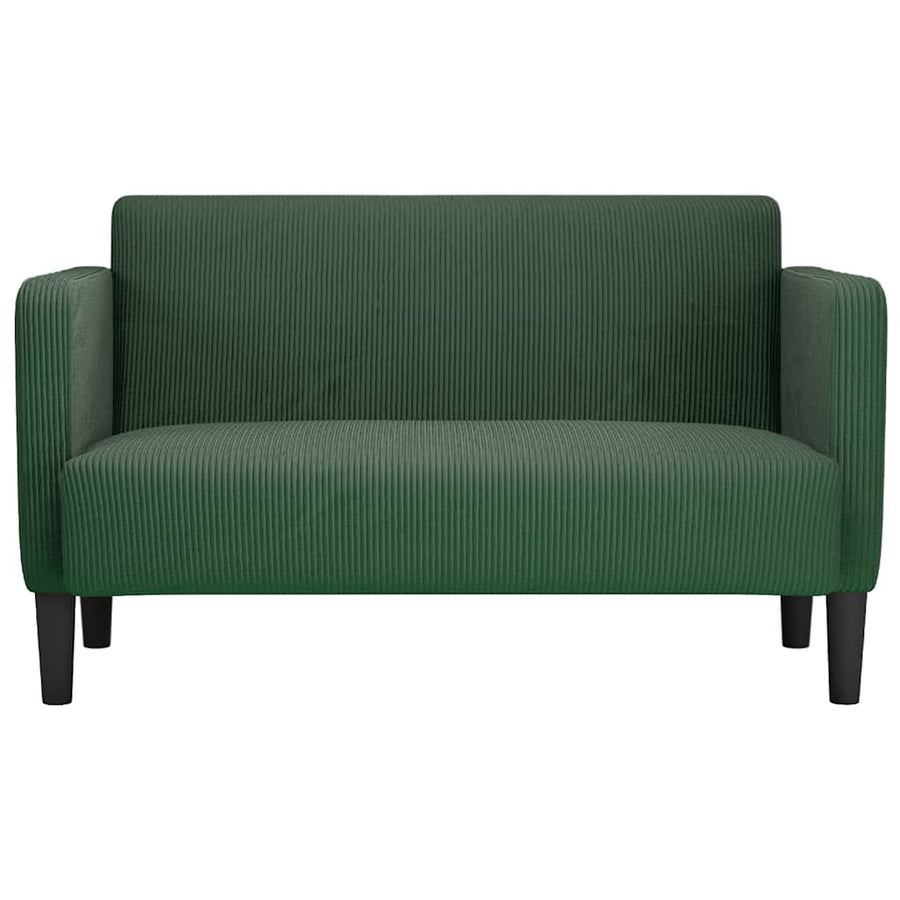 Loveseat bank 109 cm corduroy stof jungle groen