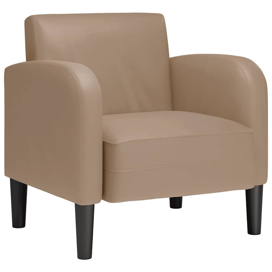 Fauteuil met armleuningen Cappuccino 54 cm kunstleer