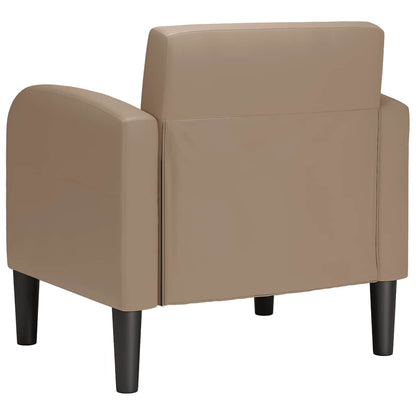 Fauteuil met armleuningen Cappuccino 54 cm kunstleer