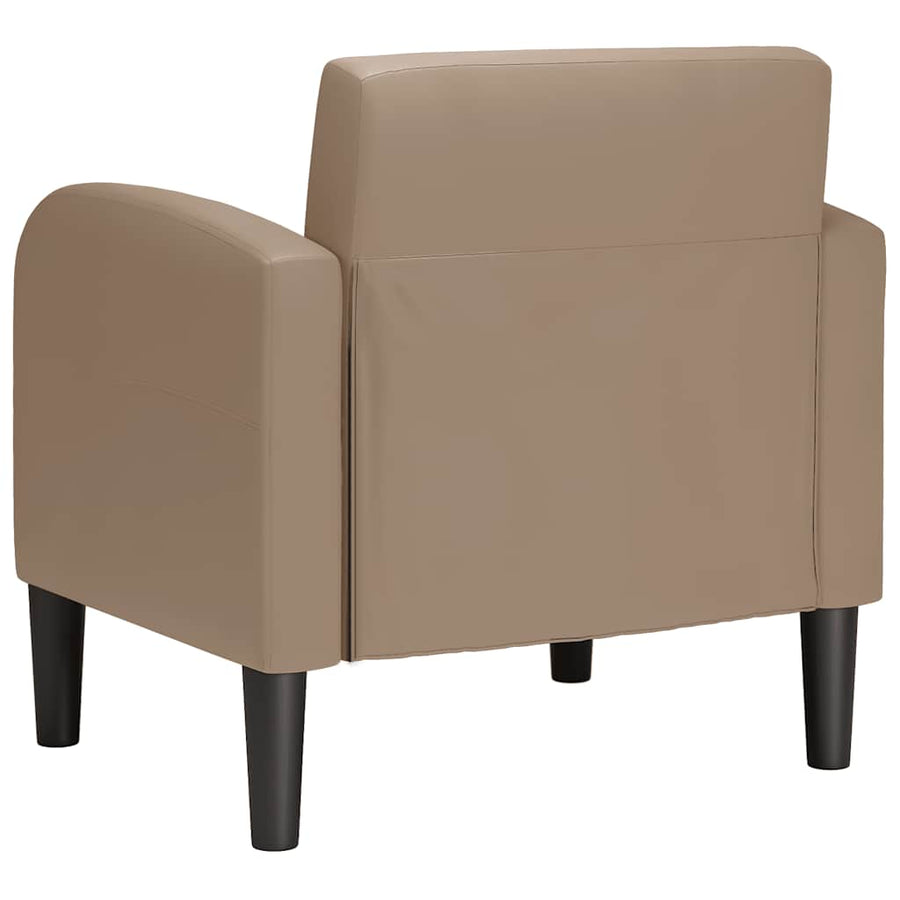 Fauteuil met armleuningen Cappuccino 54 cm kunstleer
