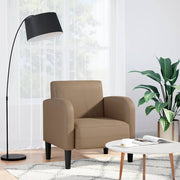 Fauteuil 54 cm kunstleer cappuccino