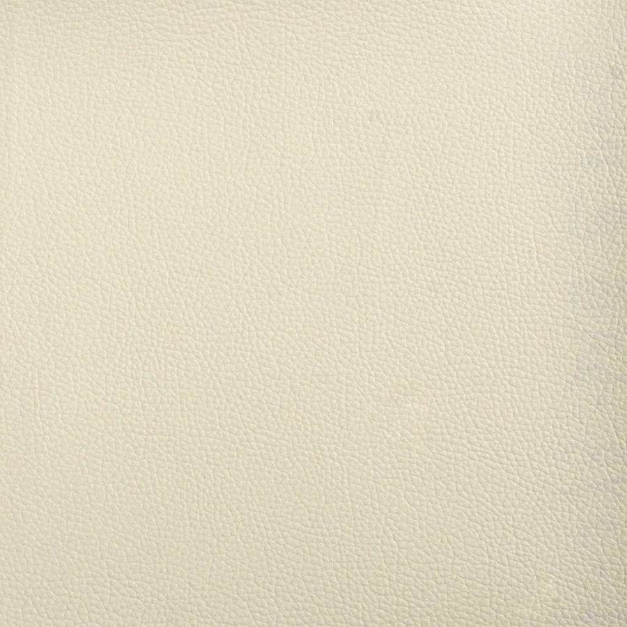 Loveseat bank 110 cm kunstleer crèmekleurig