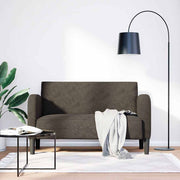 Loveseat 110 cm kunstleer donkergrijs
