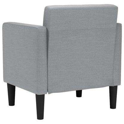Fauteuil met armleuningen Lichtgrijs 53 cm Stof