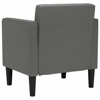Fauteuil Met Armleuningen 53 Cm Stof Donkergrijs