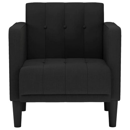 Fauteuil met armleuningen Zwart 53 cm Stof
