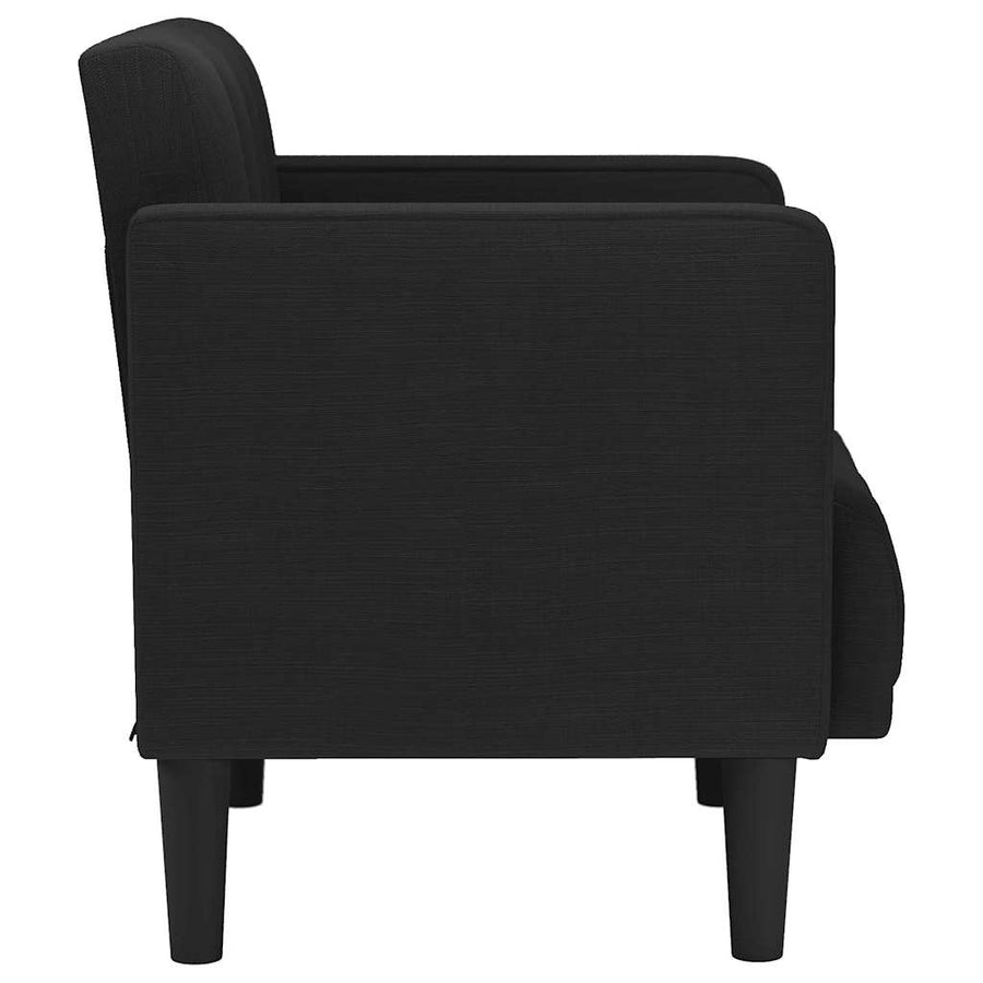Fauteuil met armleuningen Zwart 53 cm Stof