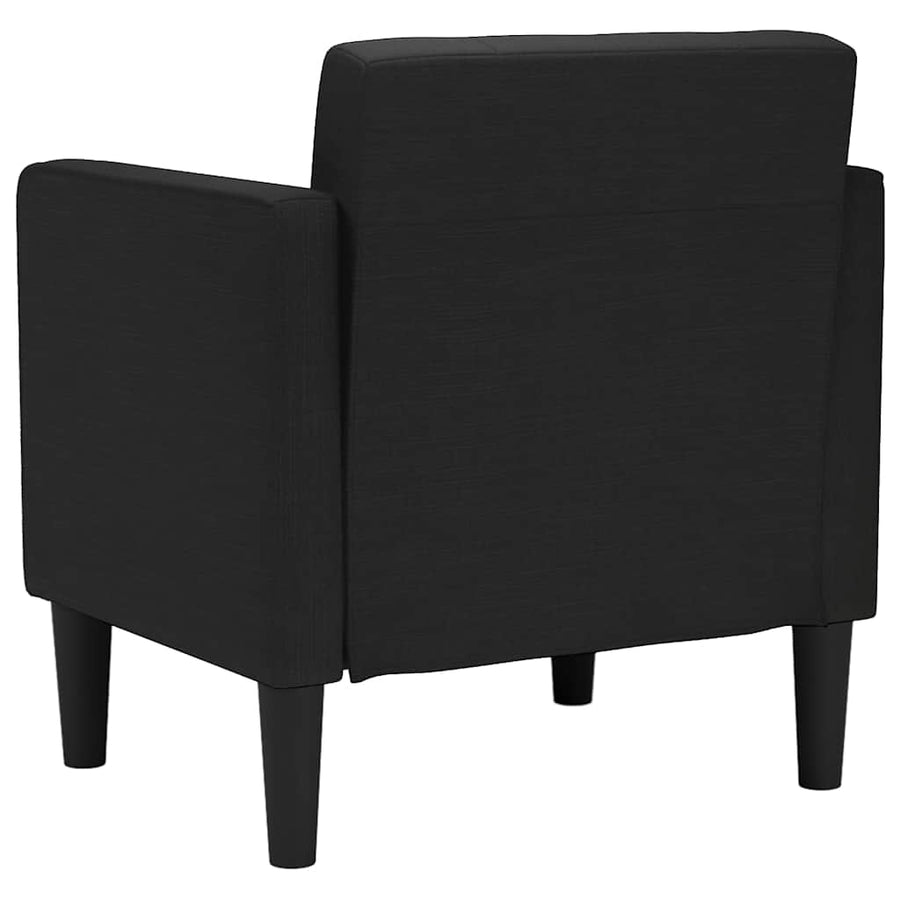Fauteuil met armleuningen Zwart 53 cm Stof