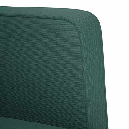Fauteuil met armleuningen Donkergroen 53 cm Stof